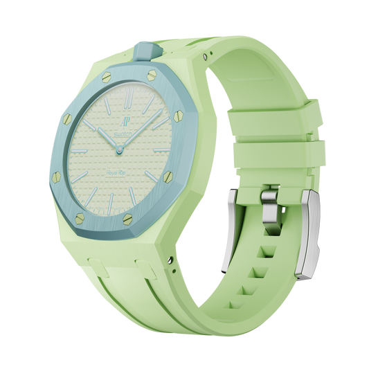 Vert Citron Lime Silicone Wrist Adapter for Royal Pop Blaue Acht — The Royal Pop Straps Amsterdam