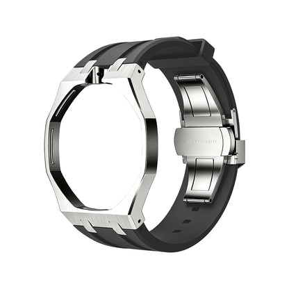 Royal Wristband Metal + Silicone Wrist Adapter — Silver Frame · fits all Royal Pop models