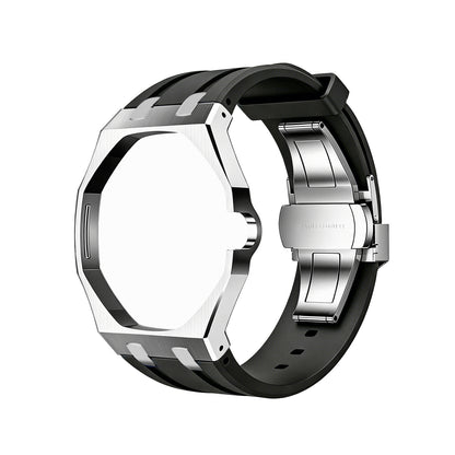 Royal Wristband Metal + Silicone Wrist Adapter — Silver Frame · fits all Royal Pop models