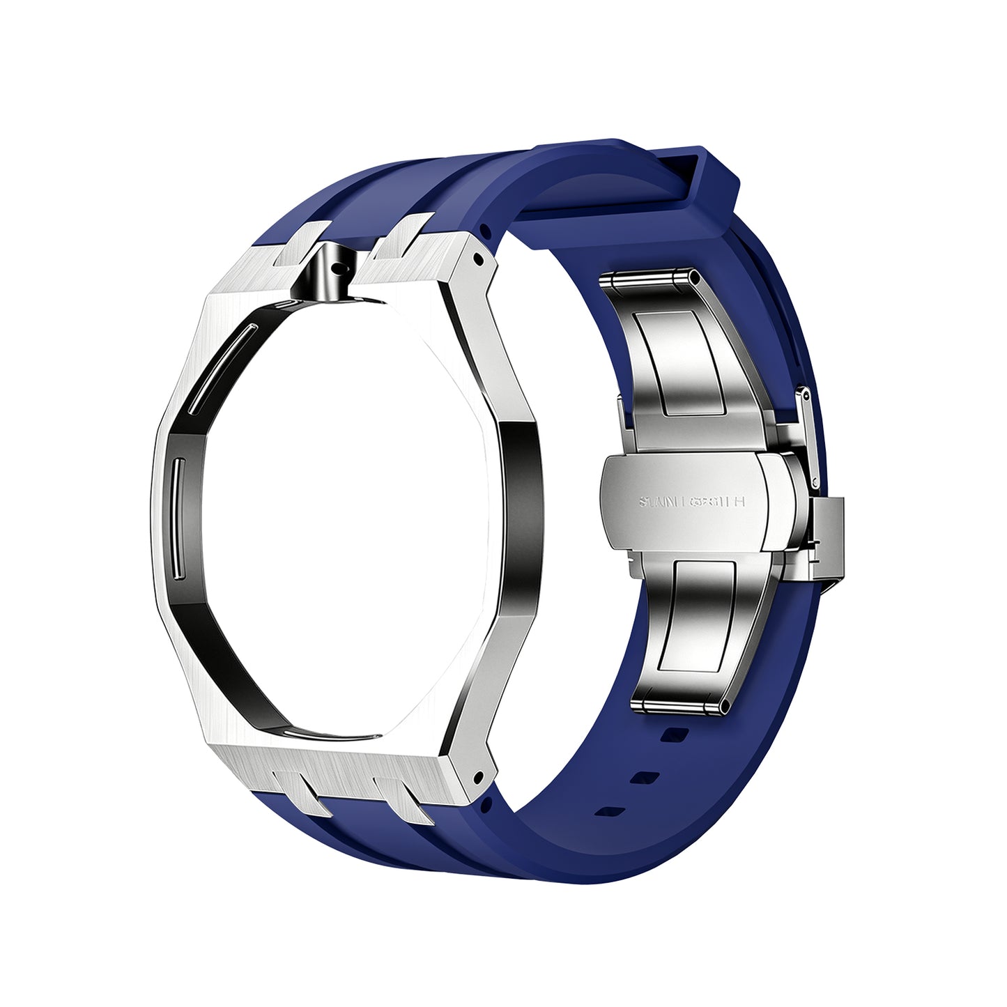 Royal Wristband Metal + Silicone Wrist Adapter — Silver Frame · fits all Royal Pop models