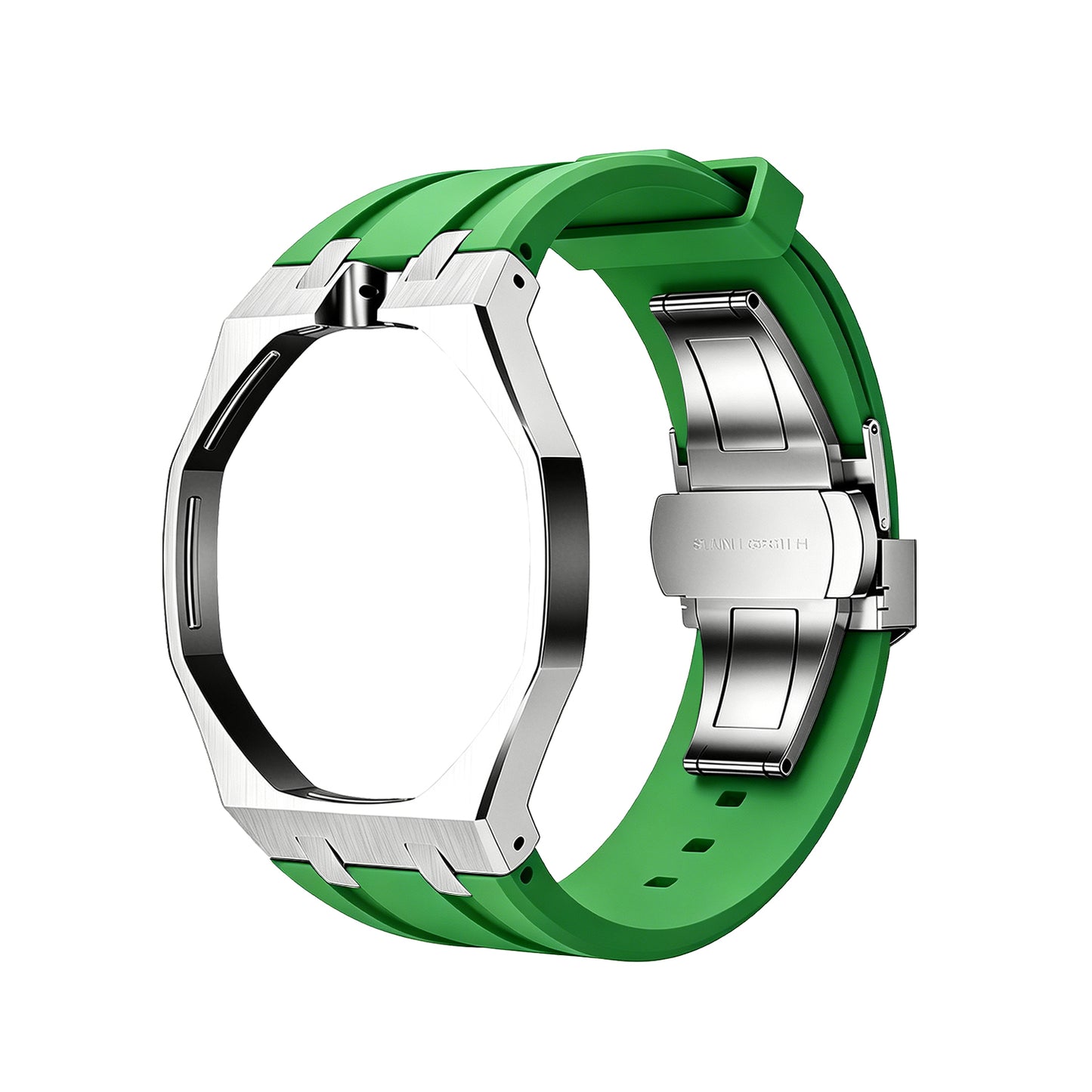 Royal Wristband Metal + Silicone Wrist Adapter — Silver Frame · fits all Royal Pop models