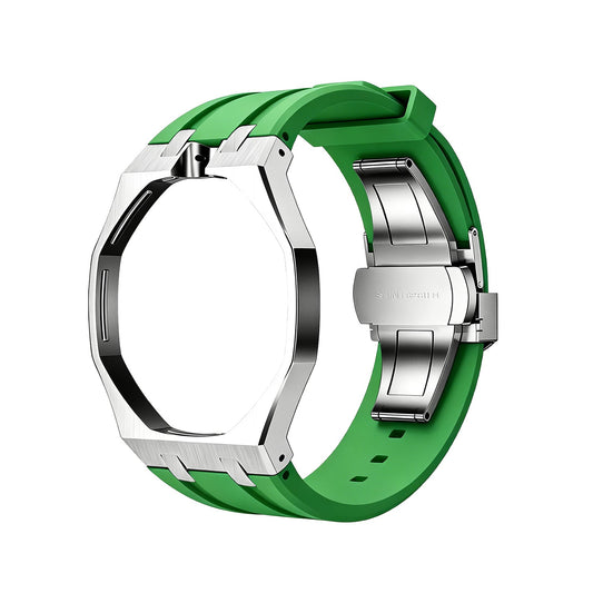 Silver Frame Green steel Royal Pop wrist adapter