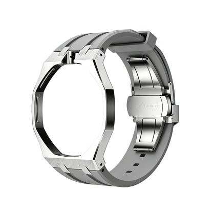 Royal Wristband Metal + Silicone Wrist Adapter — Silver Frame · fits all Royal Pop models