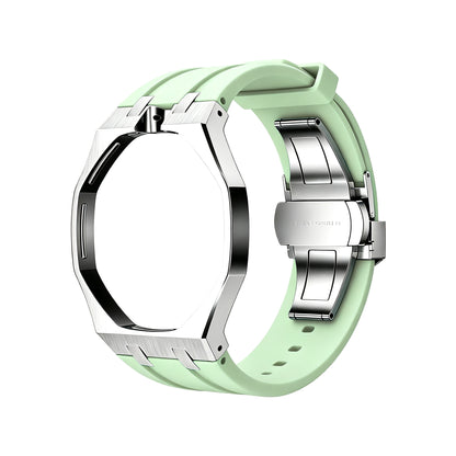 Royal Wristband Metal + Silicone Wrist Adapter — Silver Frame · fits all Royal Pop models