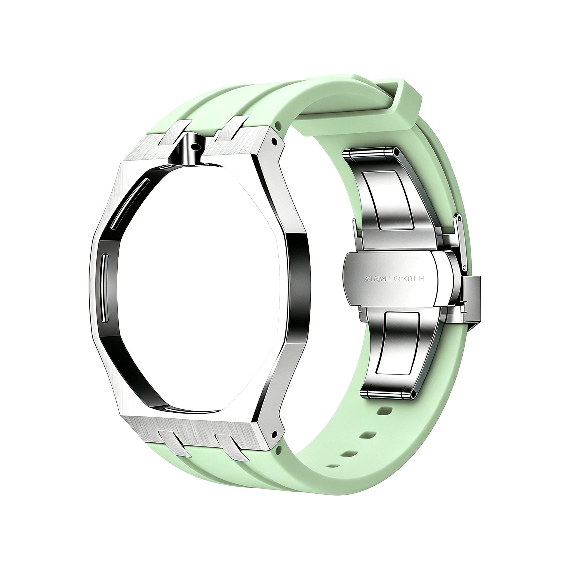 Silver Frame Mint Green steel Royal Pop wrist adapter