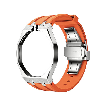 Royal Wristband Metal + Silicone Wrist Adapter — Silver Frame · fits all Royal Pop models