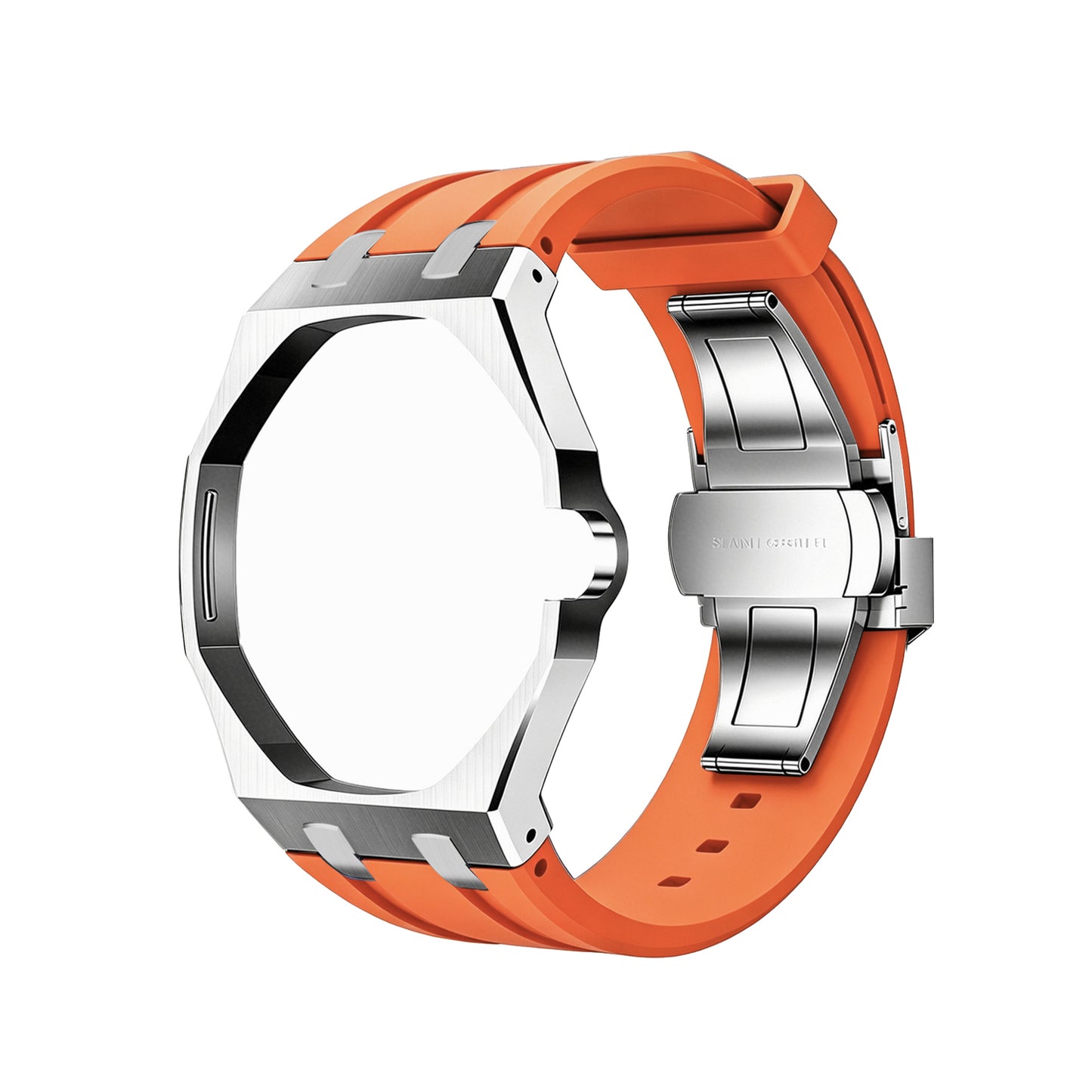 Royal Wristband Metal + Silicone Wrist Adapter — Silver Frame · fits all Royal Pop models