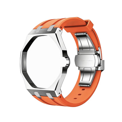 Royal Wristband Metal + Silicone Wrist Adapter — Silver Frame · fits all Royal Pop models