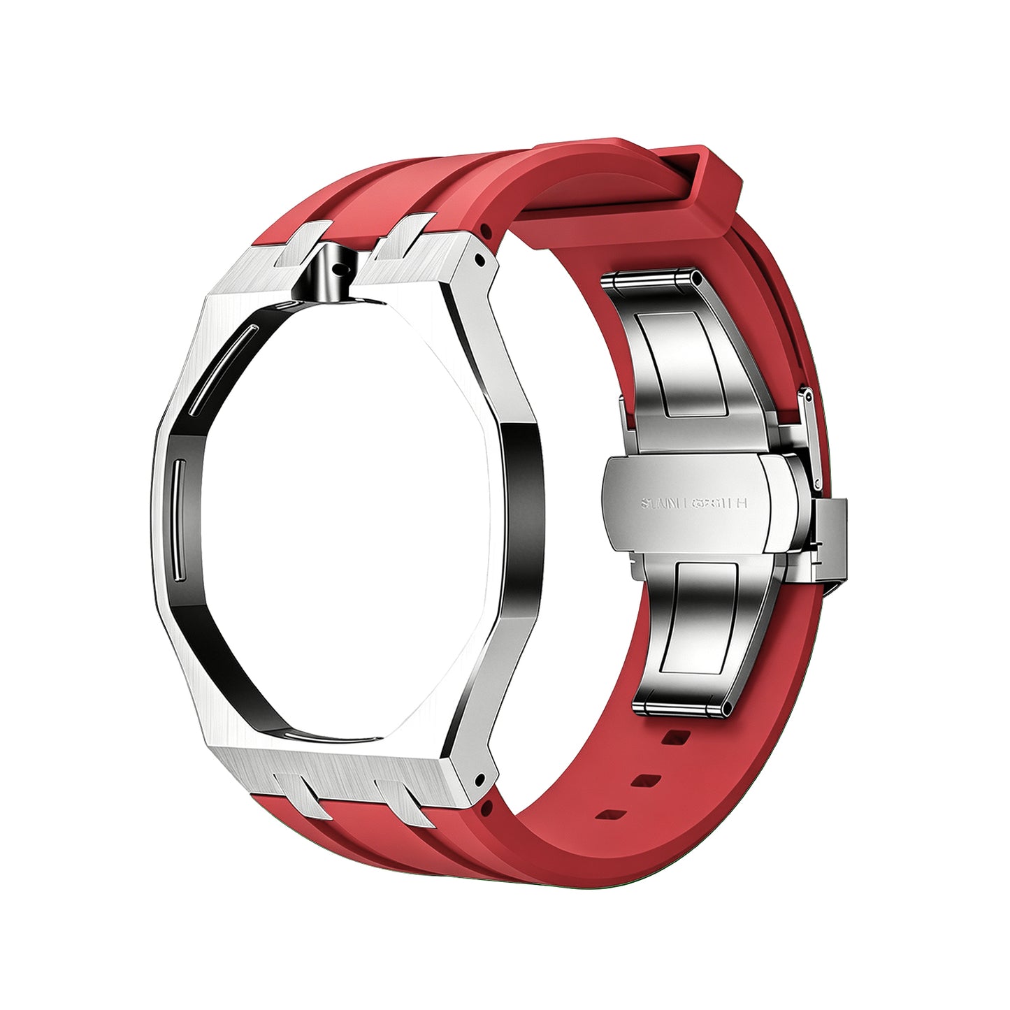 Royal Wristband Metal + Silicone Wrist Adapter — Silver Frame · fits all Royal Pop models