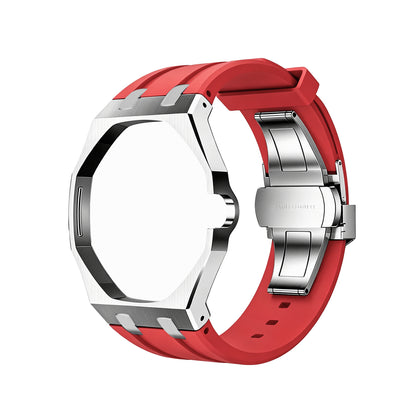 Royal Wristband Metal + Silicone Wrist Adapter — Silver Frame · fits all Royal Pop models