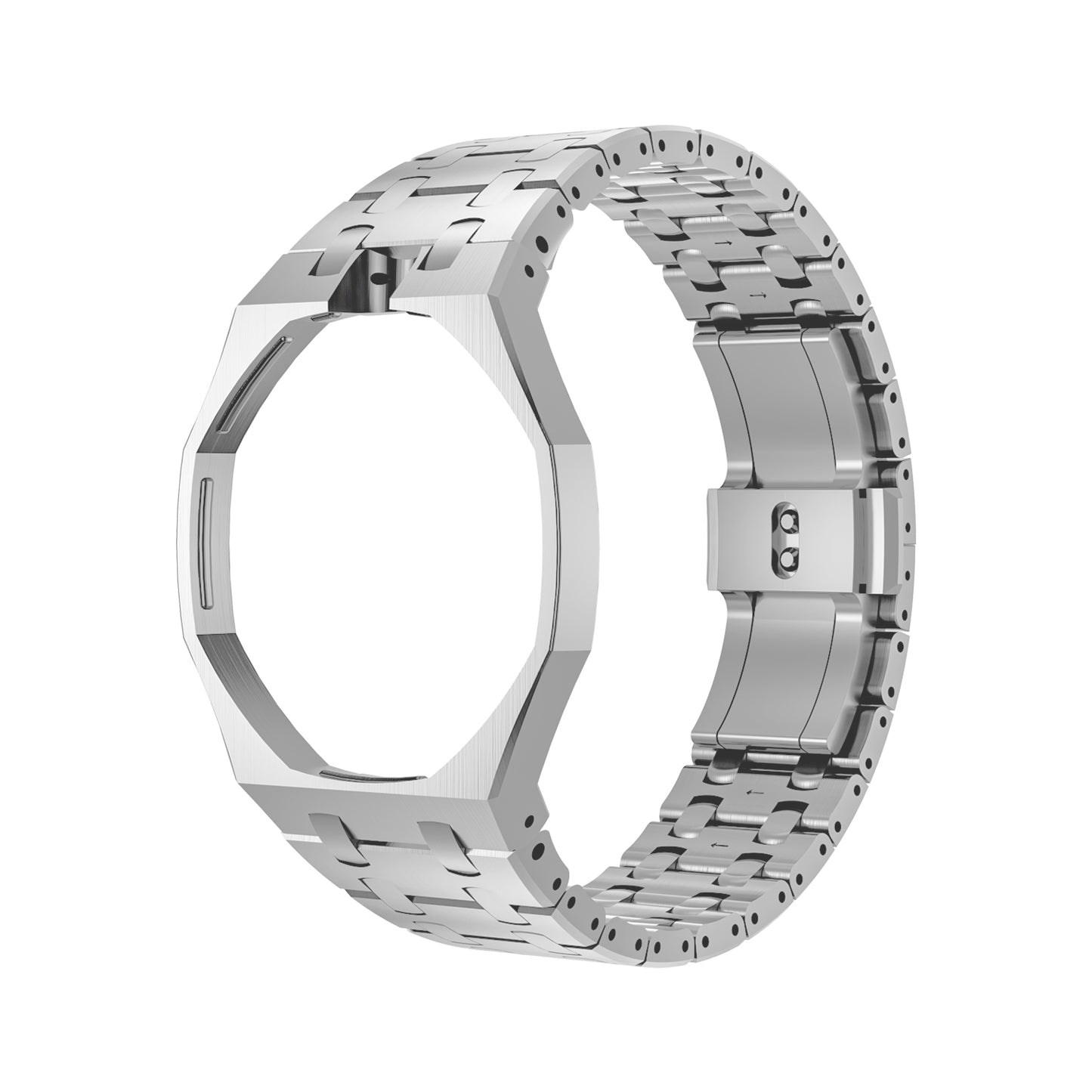 Royal Wristband Metal + Silicone Wrist Adapter — Silver Frame · fits all Royal Pop models