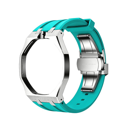 Royal Wristband Metal + Silicone Wrist Adapter — Silver Frame · fits all Royal Pop models