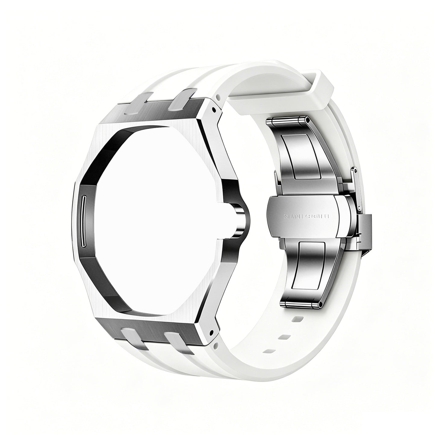 Royal Wristband Metal + Silicone Wrist Adapter — Silver Frame · fits all Royal Pop models